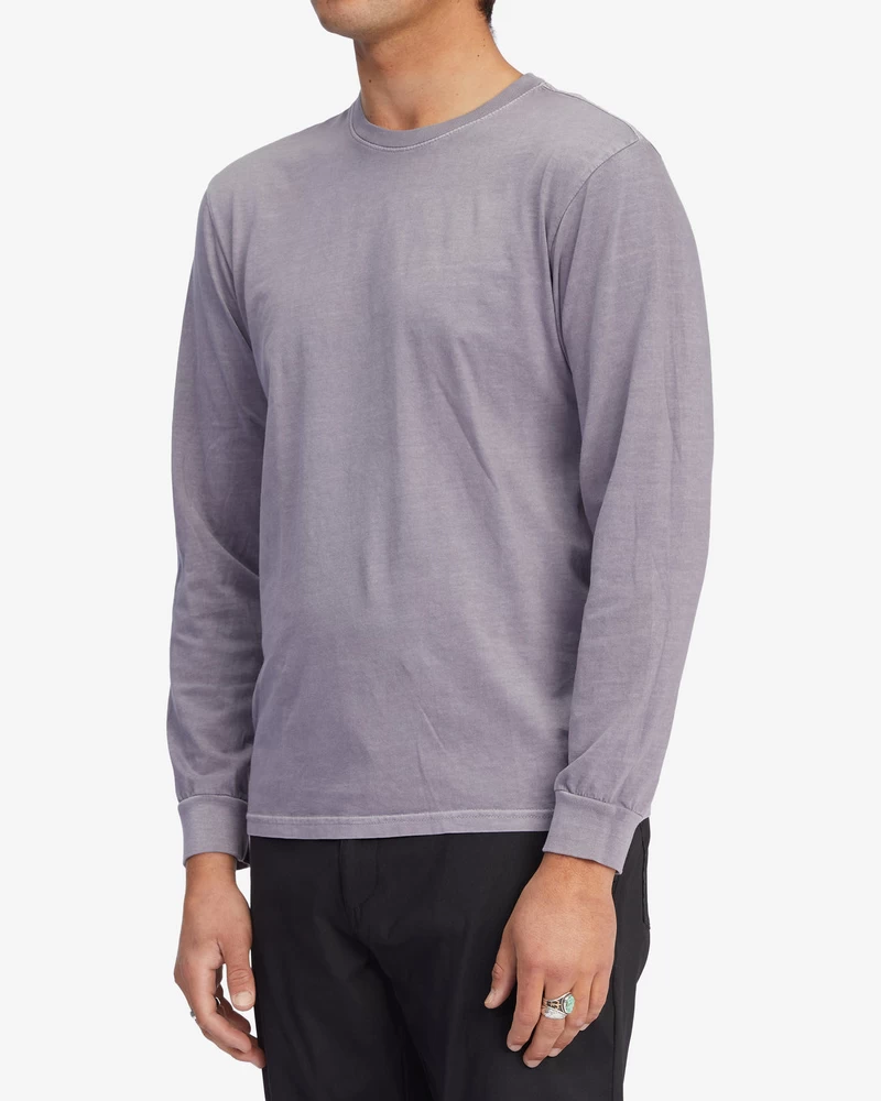Billabong Essential Wave Washed Long Sleeve T-Shirt - Purple Haze