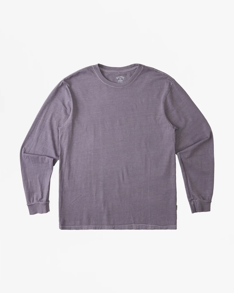 Billabong Essential Wave Washed Long Sleeve T-Shirt - Purple Haze