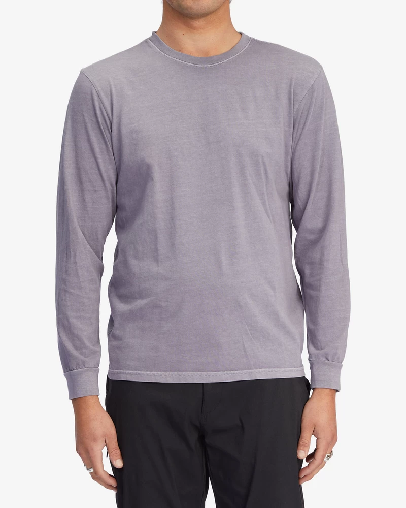 Billabong Essential Wave Washed Long Sleeve T-Shirt - Purple Haze