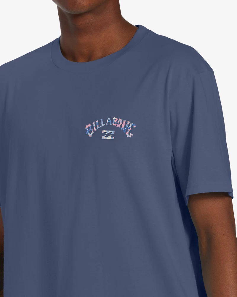 Billabong Arch Fill Short Sleeve T-Shirt - Slate Blue