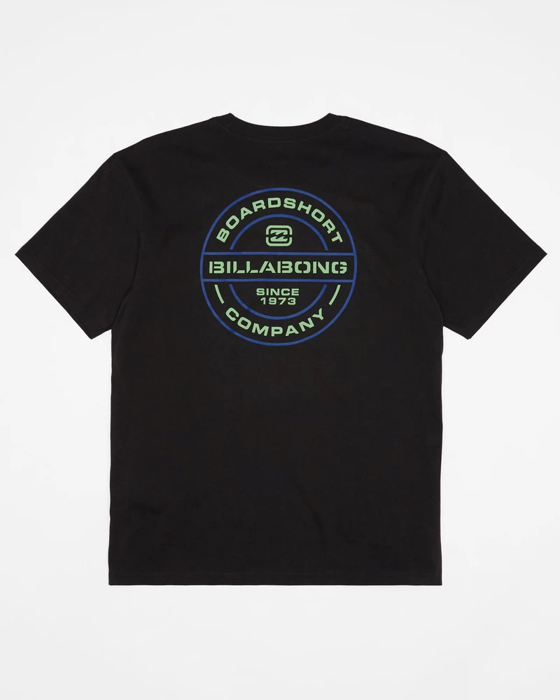 Billabong Rotor Short Sleeve T-Shirt - Washed Black