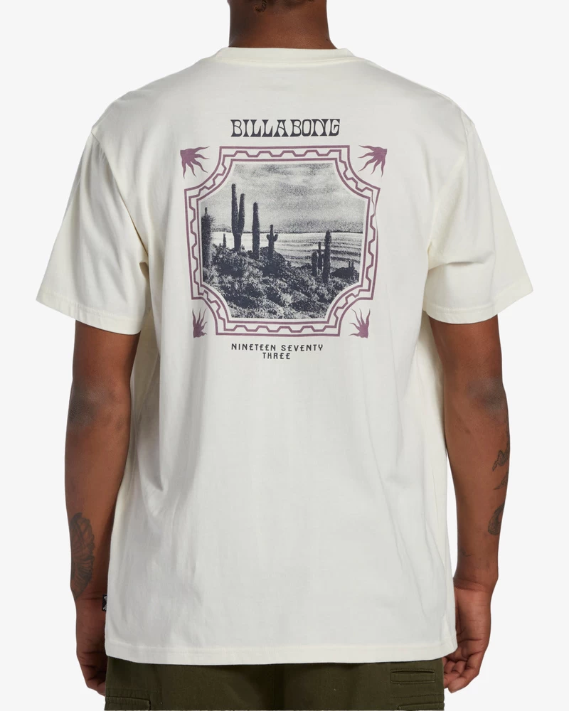 Billabong Crossed Up Short Sleeve T-Shirt - Off White