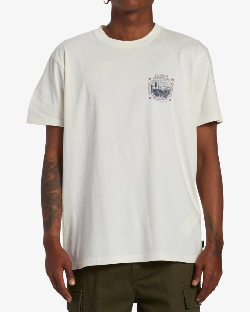 Billabong Crossed Up Short Sleeve T-Shirt - Off White