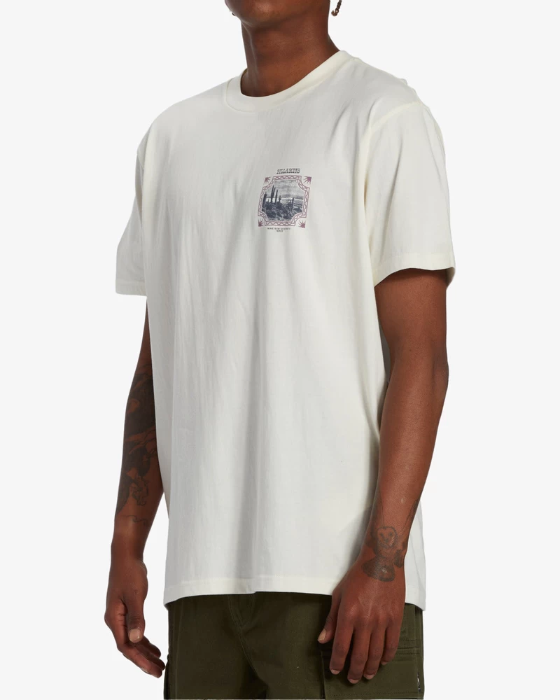 Billabong Crossed Up Short Sleeve T-Shirt - Off White