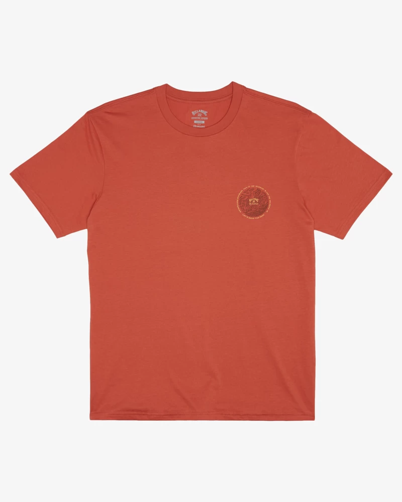 Tricou Cu Mânecă Scurtă Billabong Coral Gardeners Brain - Coral