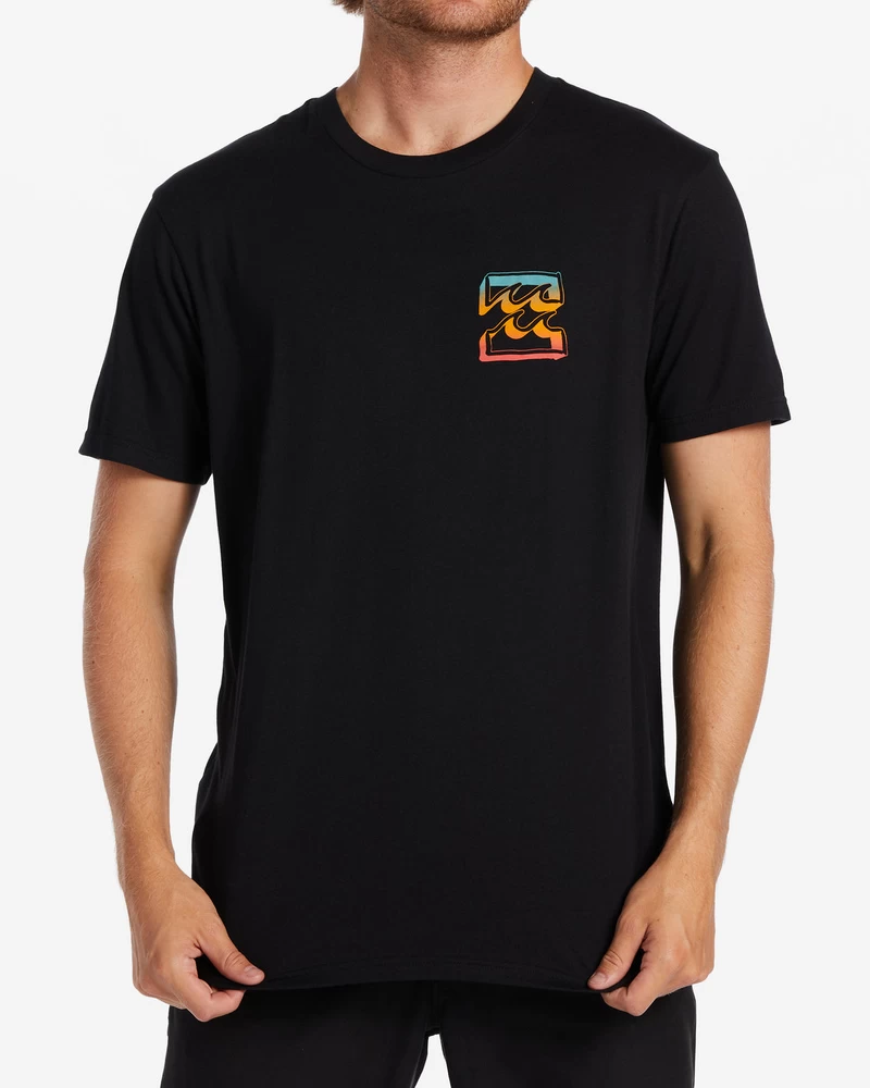Billabong Crayon Wave T-Shirt - Black