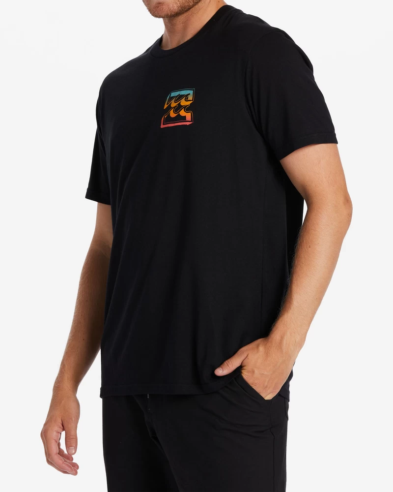 Billabong Crayon Wave T-Shirt - Black