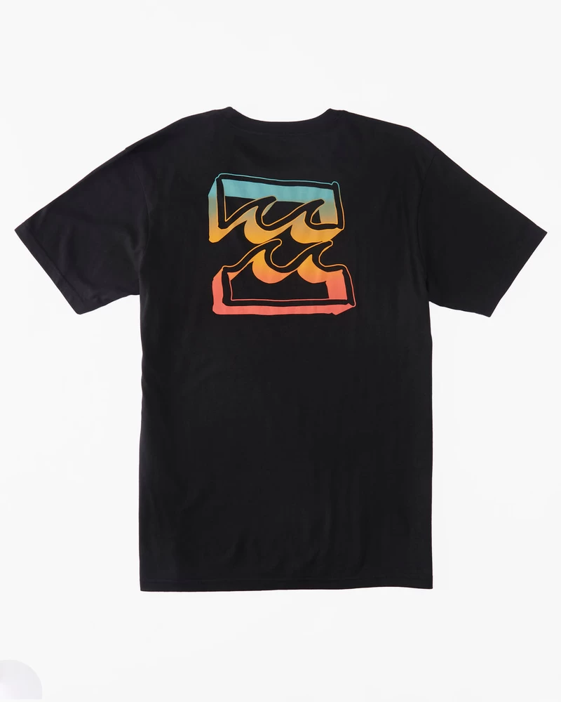 Billabong Crayon Wave T-Shirt - Black