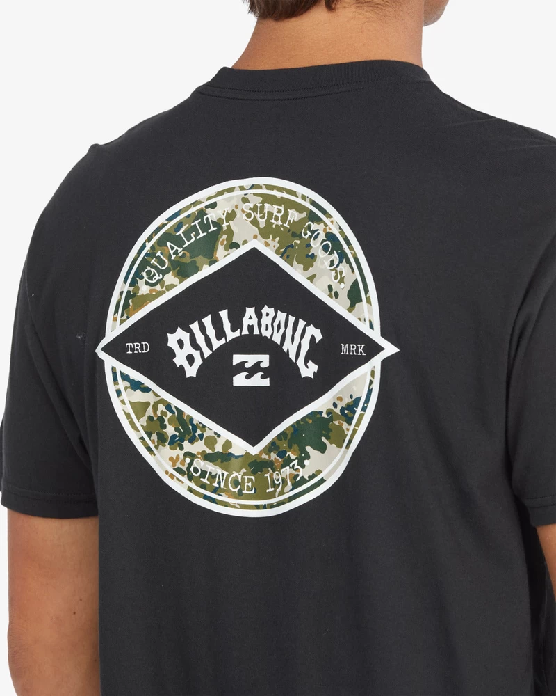 Billabong Rotor Arch Short Sleeve T-Shirt - Black