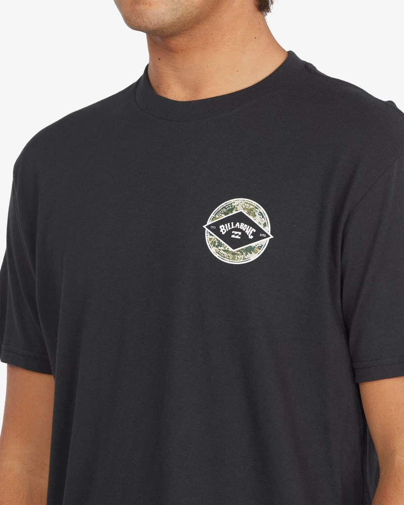 Billabong Rotor Arch Short Sleeve T-Shirt - Black