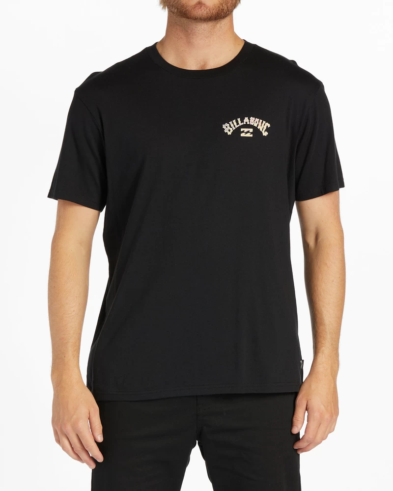 Billabong Arch Fill Short Sleeve T-Shirt - Black