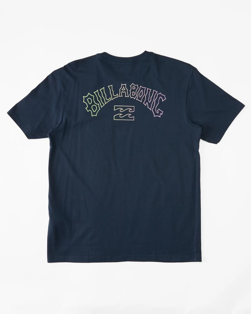 Billabong Arch Fill Short Sleeve T-Shirt - Dark Blue