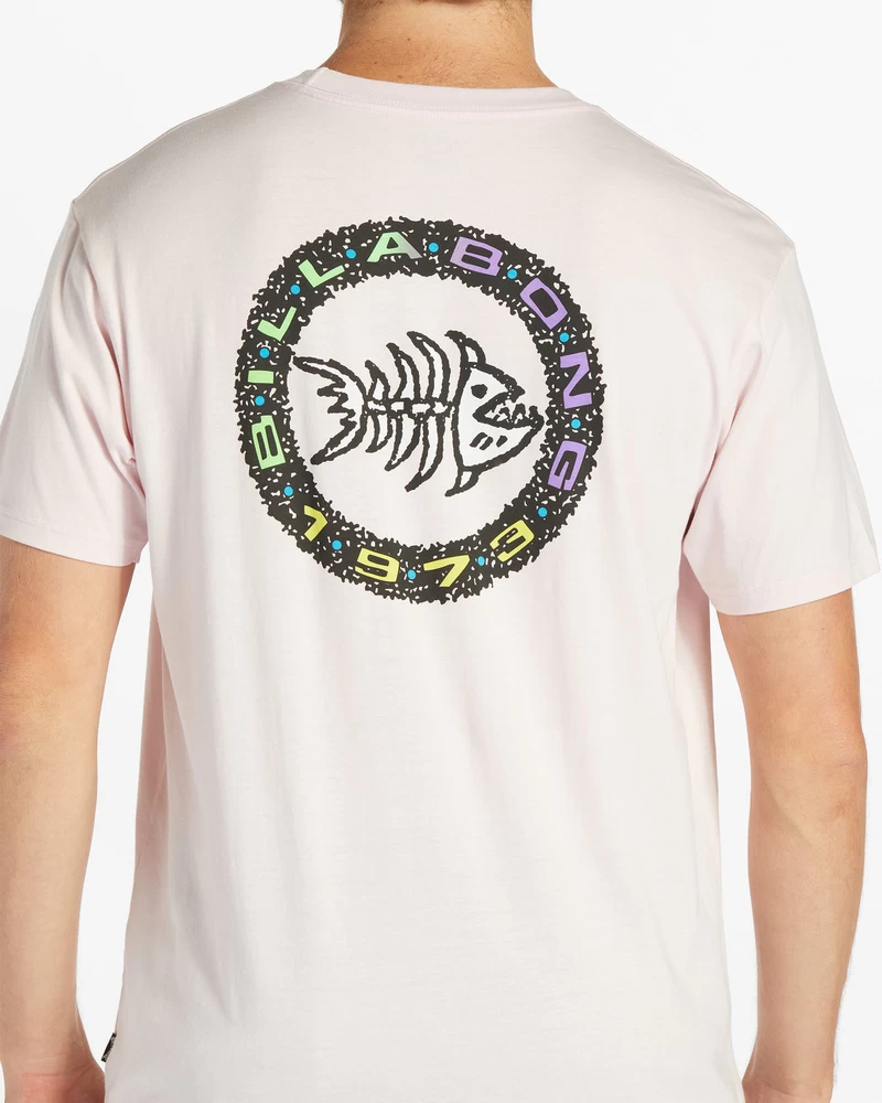 Billabong Bonez Majica Kratkih Rukava - Pastel