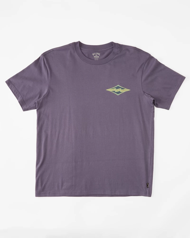 Billabong Crayon Wave Short Sleeve T-Shirt - Dusty Grape