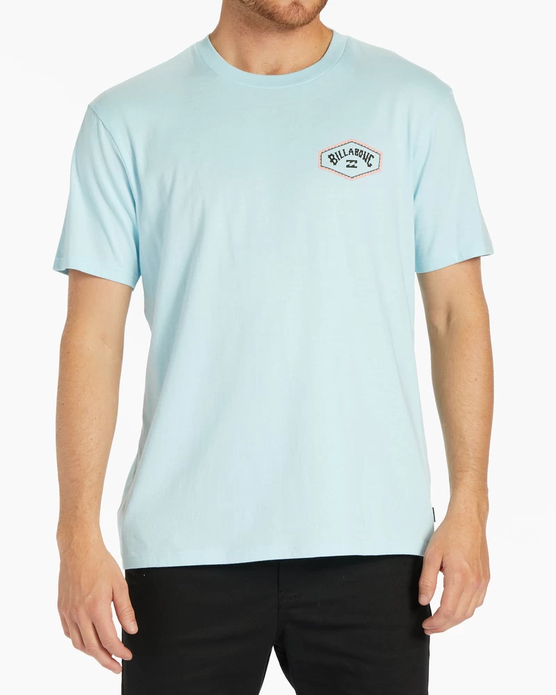 Billabong Exit Arch Short Sleeve T-Shirt - Coastal Blue