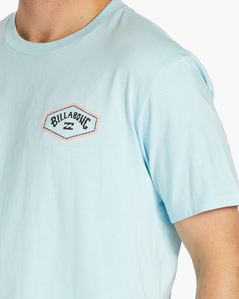 Billabong Exit Arch Short Sleeve T-Shirt - Coastal Blue