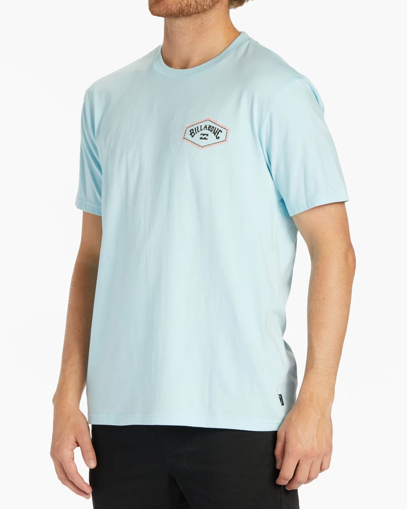 Billabong Exit Arch Short Sleeve T-Shirt - Coastal Blue