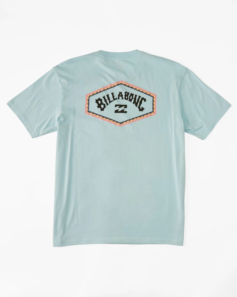 Billabong Exit Arch Short Sleeve T-Shirt - Coastal Blue