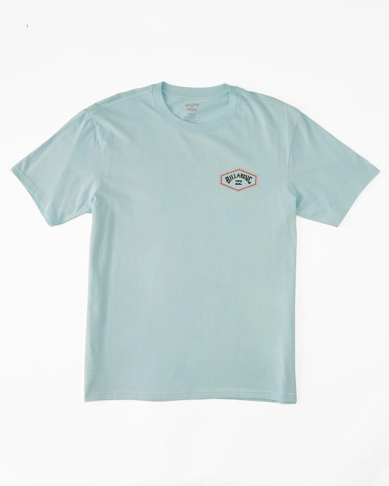 Billabong Exit Arch Short Sleeve T-Shirt - Coastal Blue