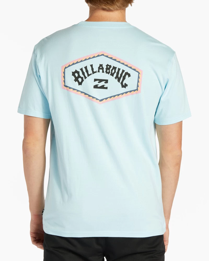 Billabong Majica S Kratkimi Rokavi Exit Arch - Obalno Modra