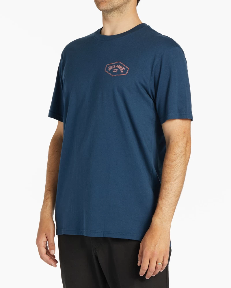 Billabong Exit Arch Short Sleeve T-Shirt - Dark Blue