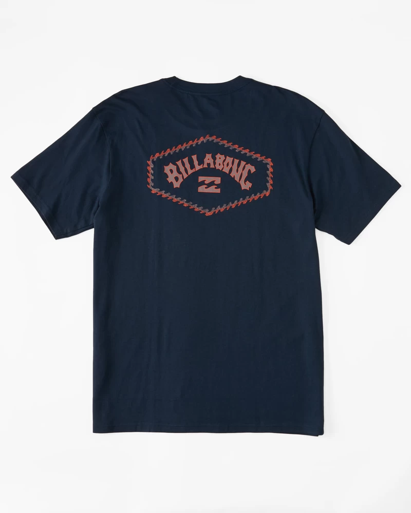 Billabong Exit Arch Short Sleeve T-Shirt - Dark Blue