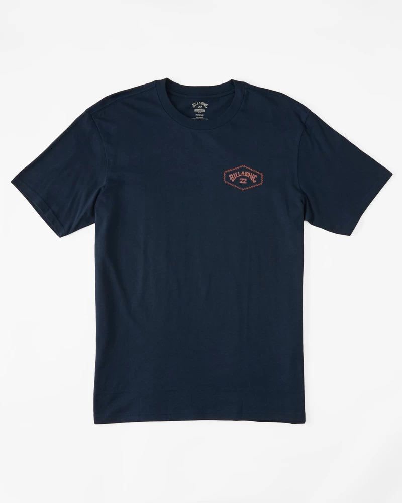 Billabong Exit Arch Short Sleeve T-Shirt - Dark Blue