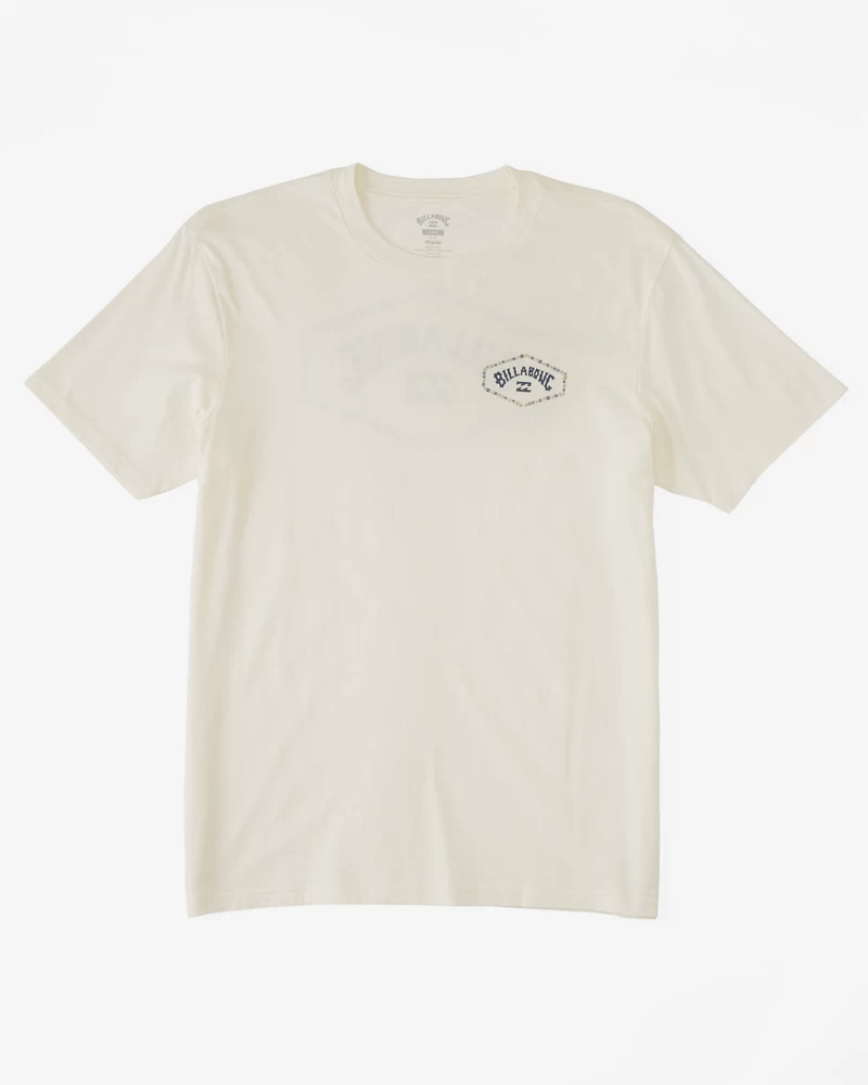 Billabong Exit Arch Short Sleeve T-Shirt - Off White