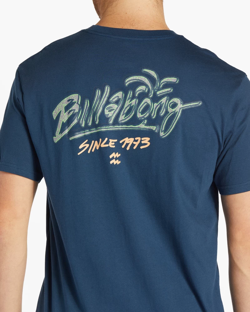 Billabong Lounge Short Sleeve T-Shirt - Dark Blue