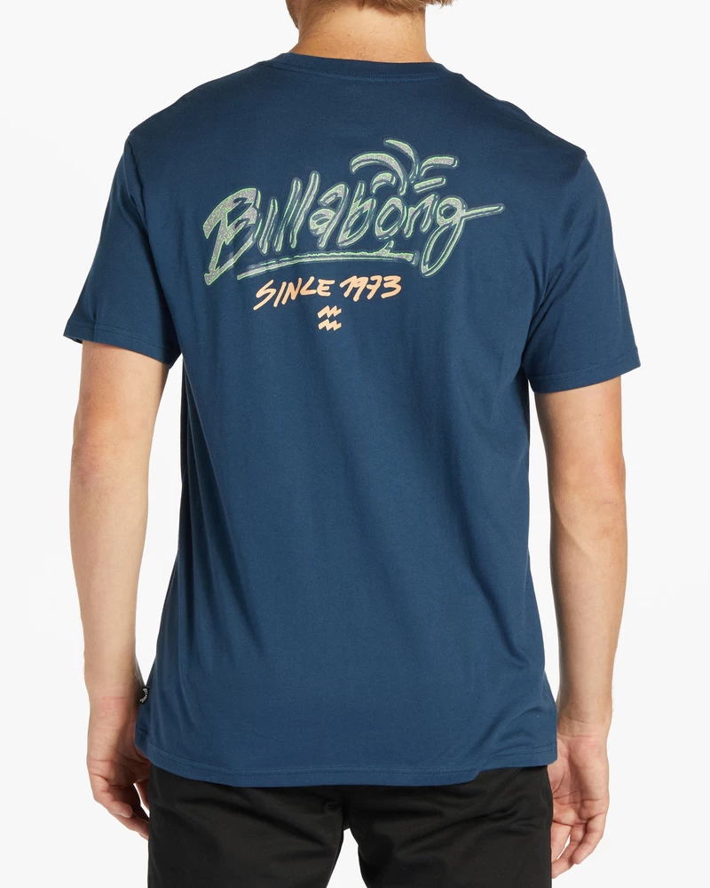 Billabong Lounge Short Sleeve T-Shirt - Dark Blue