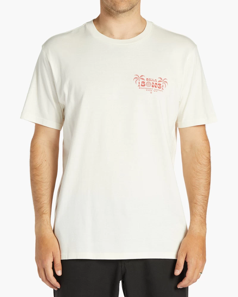 Billabong Lounge Short Sleeve T-Shirt - Off White