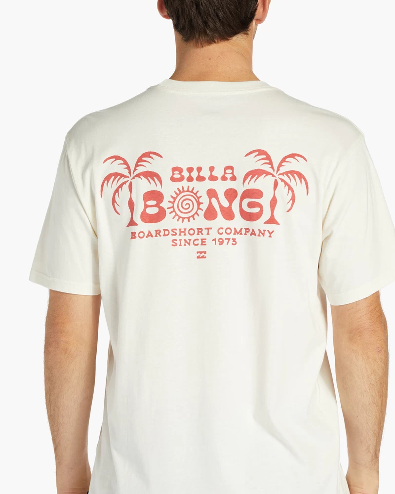 Billabong Lounge Short Sleeve T-Shirt - Off White
