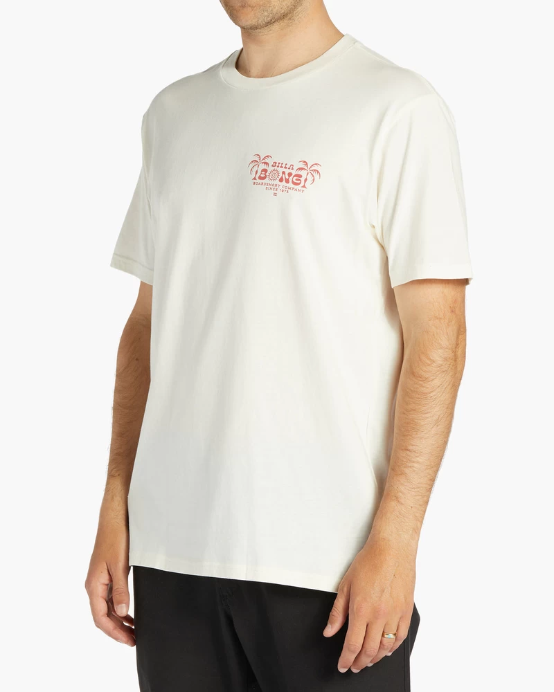 Billabong Lounge Short Sleeve T-Shirt - Off White