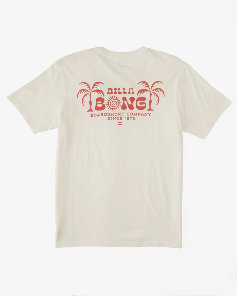 Billabong Lounge Short Sleeve T-Shirt - Off White