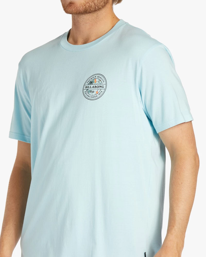 Billabong Rotor Short Sleeve T-Shirt - Coastal Blue