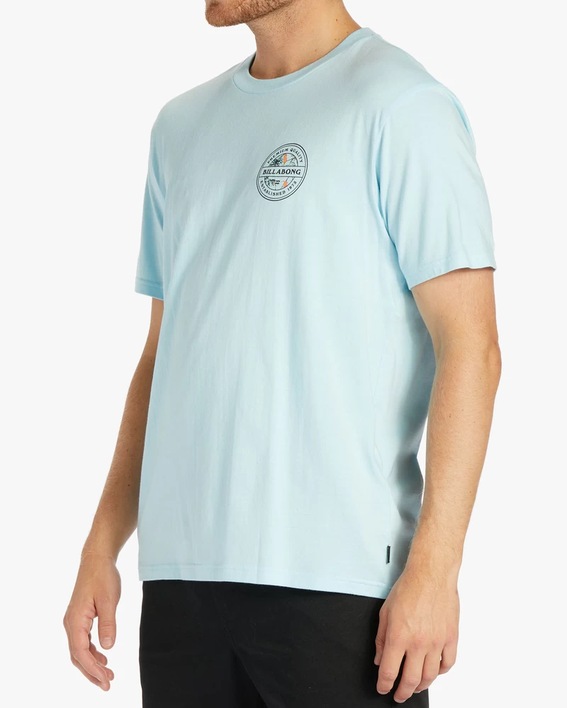 Billabong Rotor Short Sleeve T-Shirt - Coastal Blue