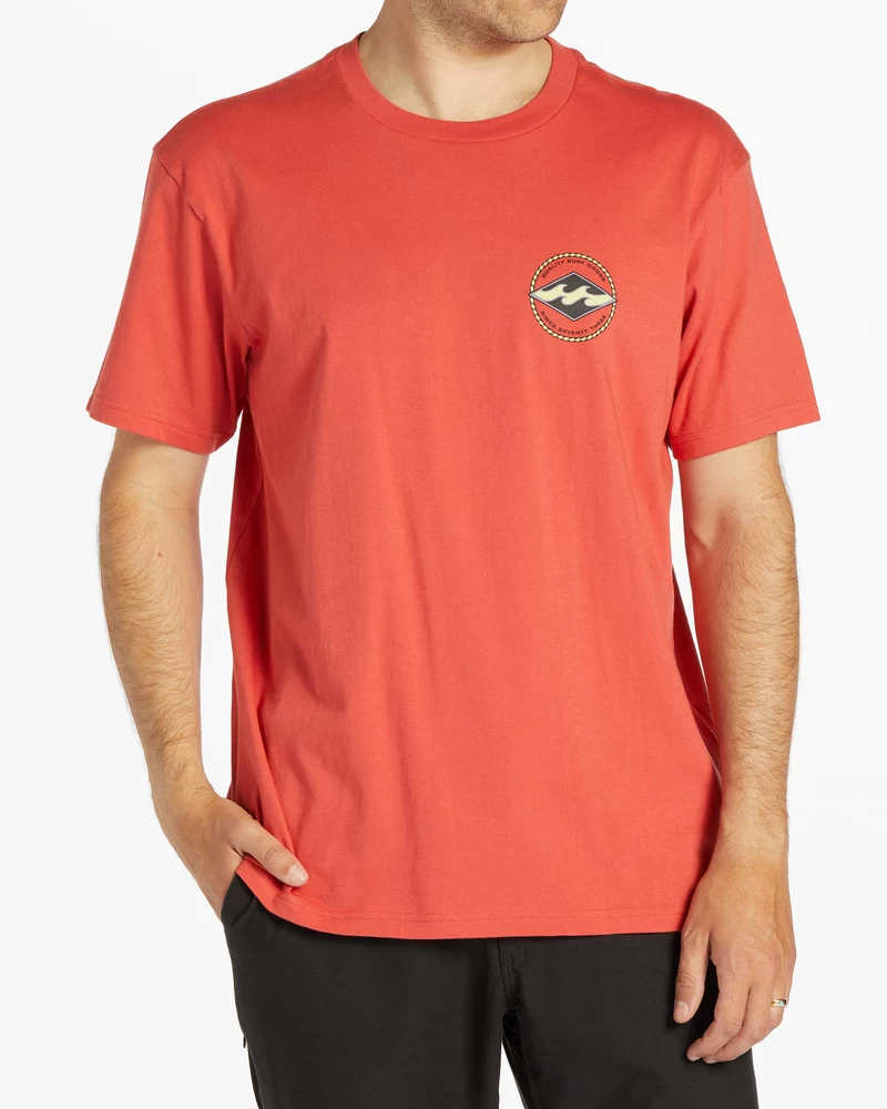 Billabong Rotor Diamond Short Sleeve T-Shirt - Coral