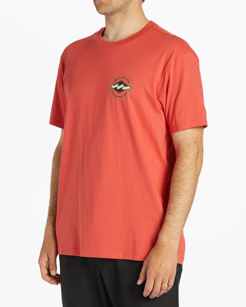 Billabong Rotor Diamond Short Sleeve T-Shirt - Coral