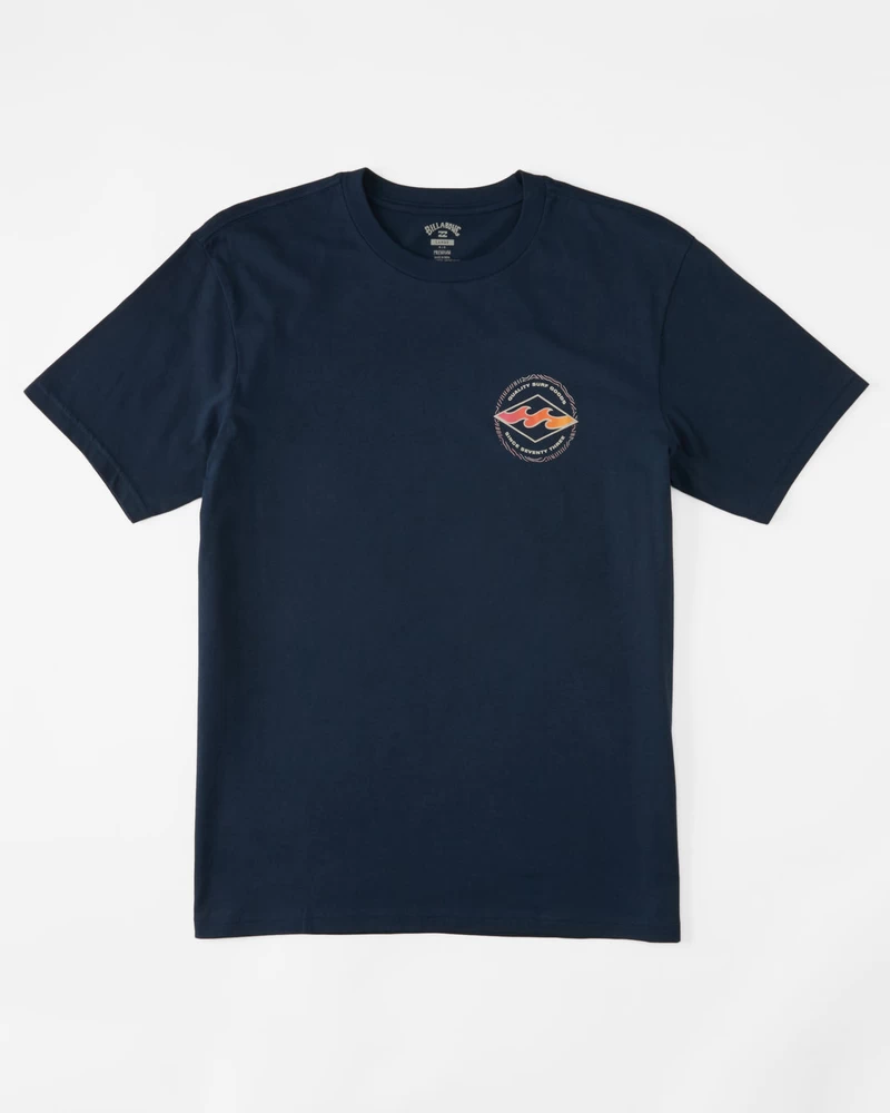 Billabong Rotor Diamond Short Sleeve T-Shirt - Dark Blue