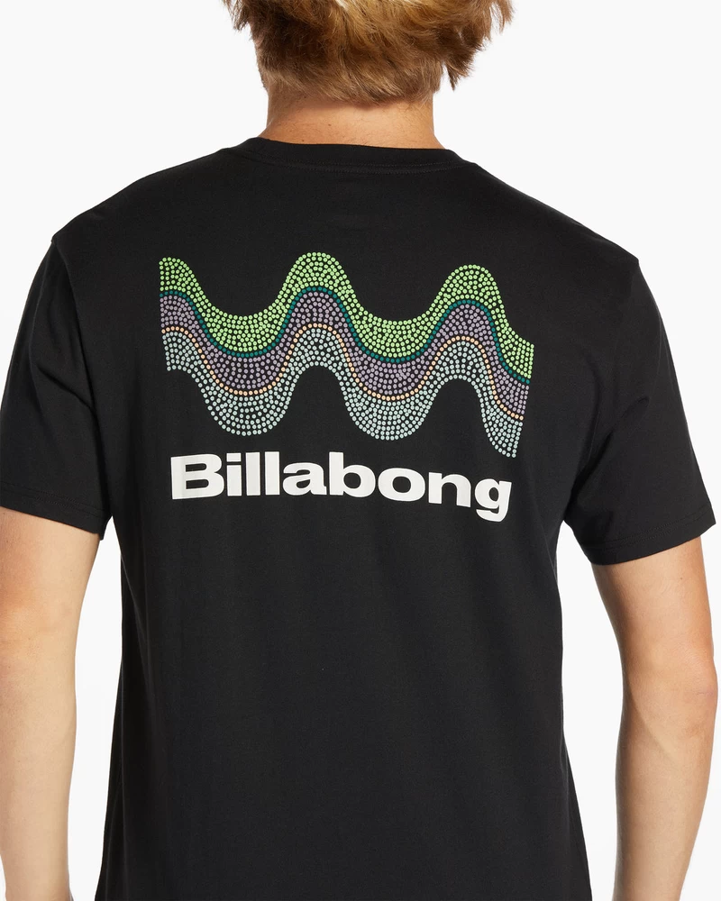 Camiseta Manga Curta Billabong Segment - Preta