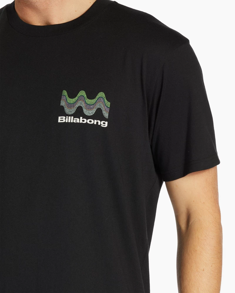 Camiseta Manga Curta Billabong Segment - Preta