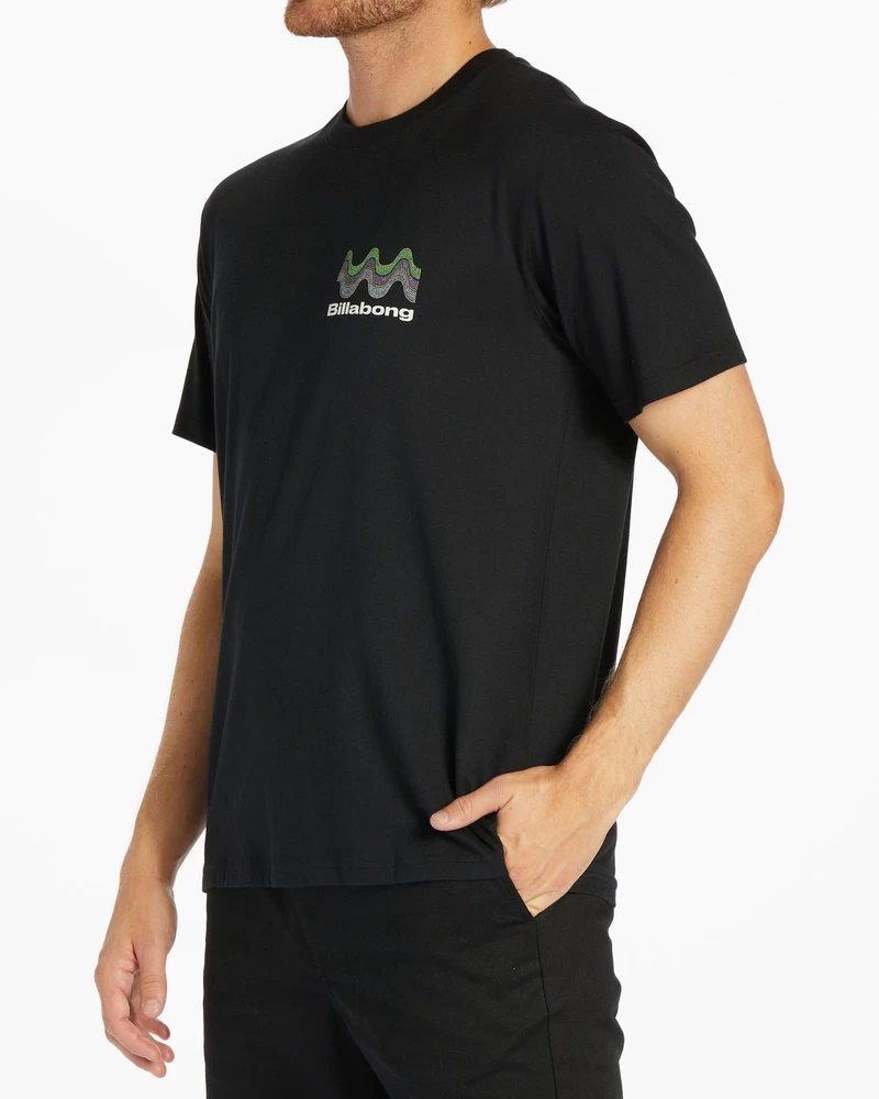 Camiseta Manga Curta Billabong Segment - Preta