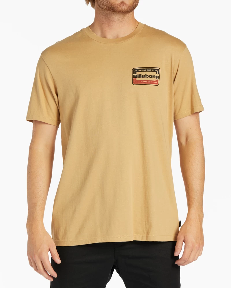 Billabong Walled Short Sleeve T-Shirt - Dusty Gold