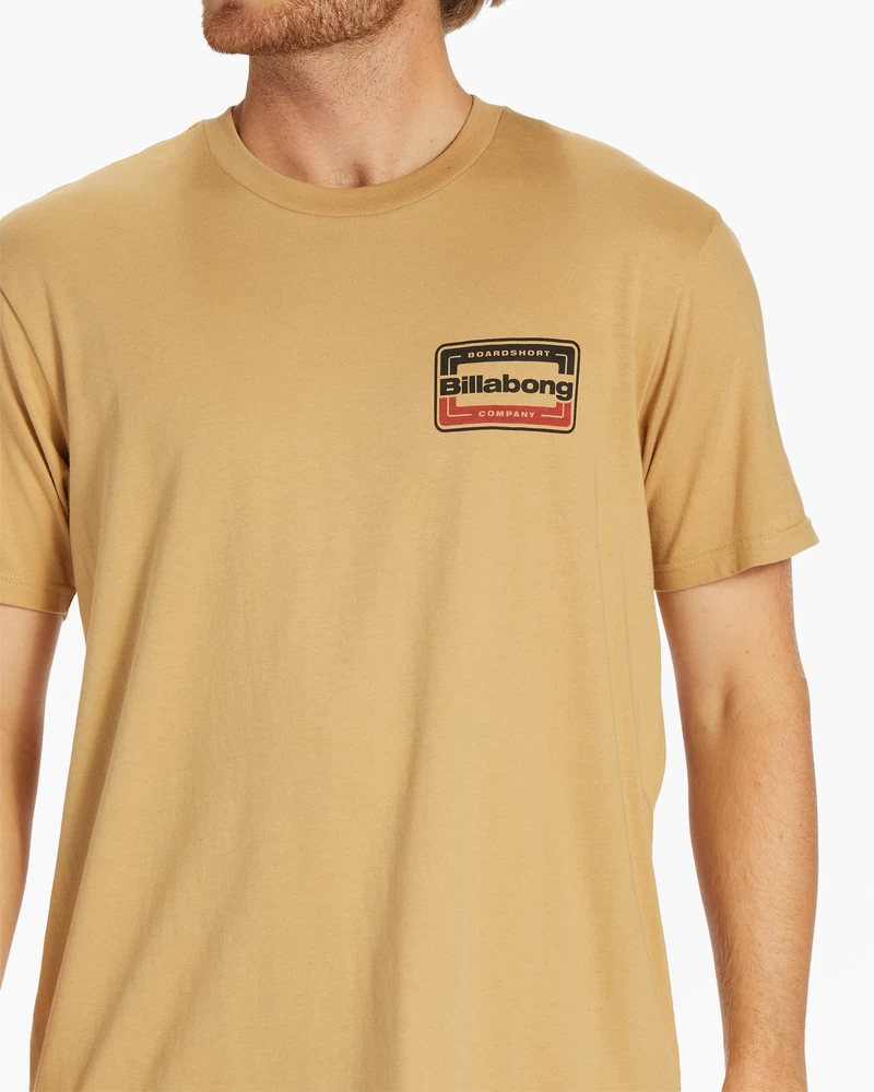 Billabong Walled Short Sleeve T-Shirt - Dusty Gold