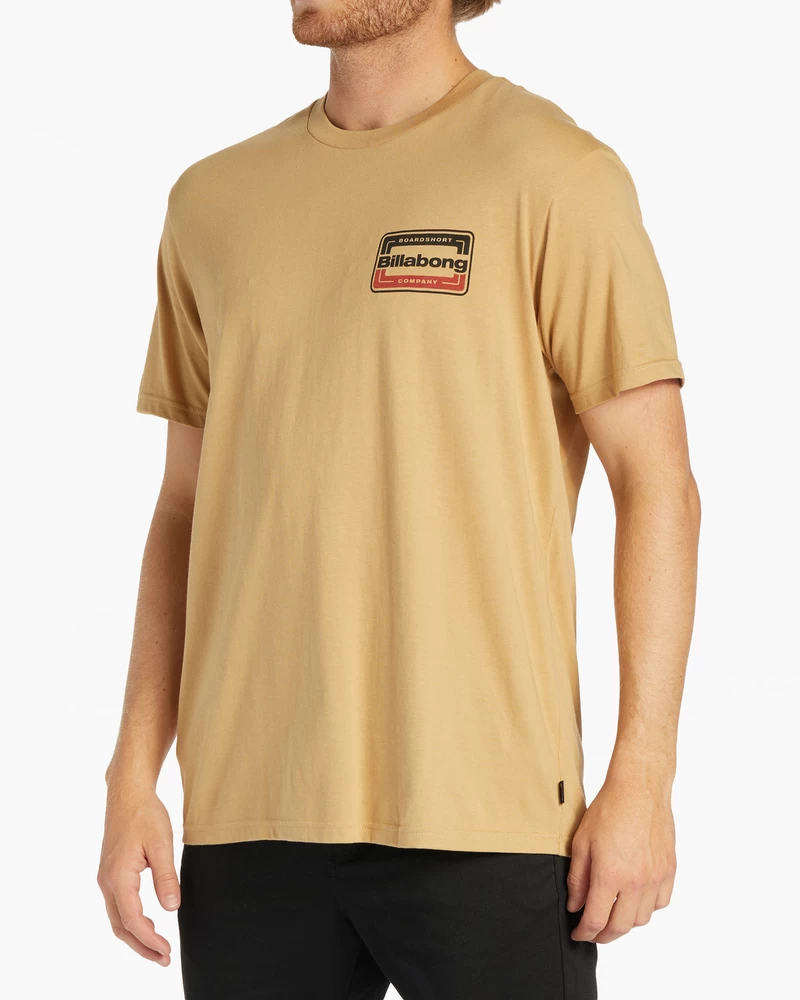 Billabong Walled Short Sleeve T-Shirt - Dusty Gold
