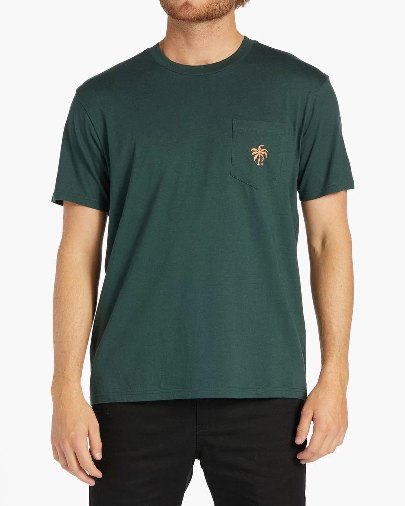 Billabong Tropics Pocket T-Shirt - Dark Forest