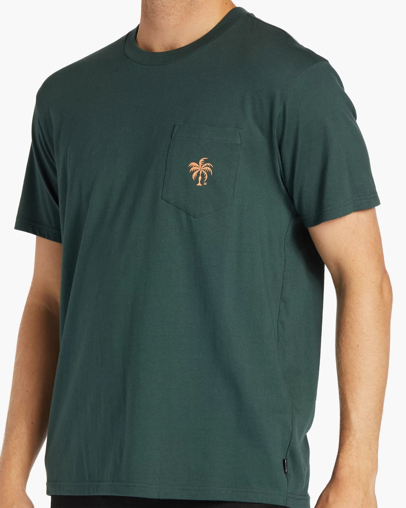 Billabong Tropics Pocket T-Shirt - Dark Forest