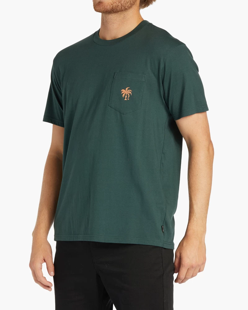 Billabong Tropics Pocket T-Shirt - Dark Forest