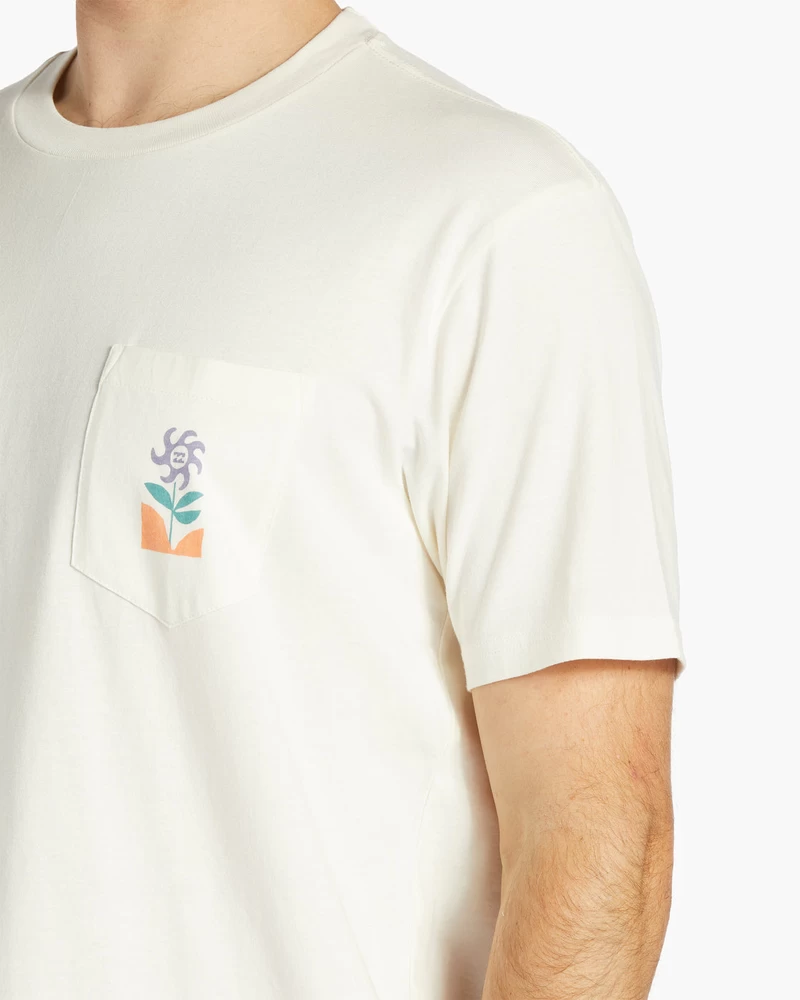 Billabong Tropics Taskut-paita - Luonnonvalkoinen