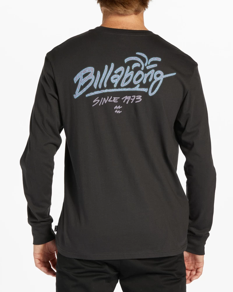 Billabong Lounge Langærmet T-shirt - Vasket Sort